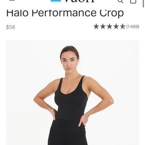 Vuori Halo Performance Crop Top